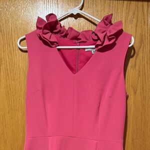 Kasper Pink Strapless Sheath Cocktail Dress